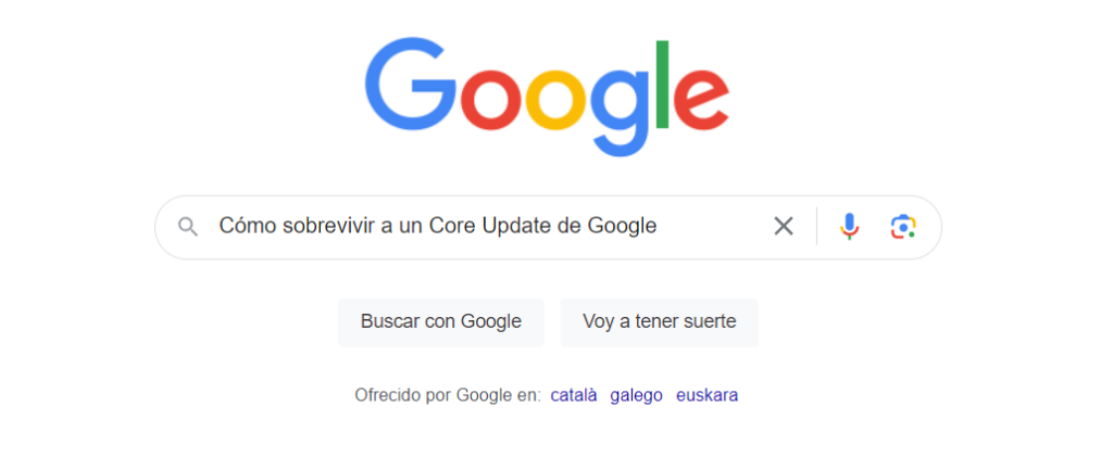 core update de google